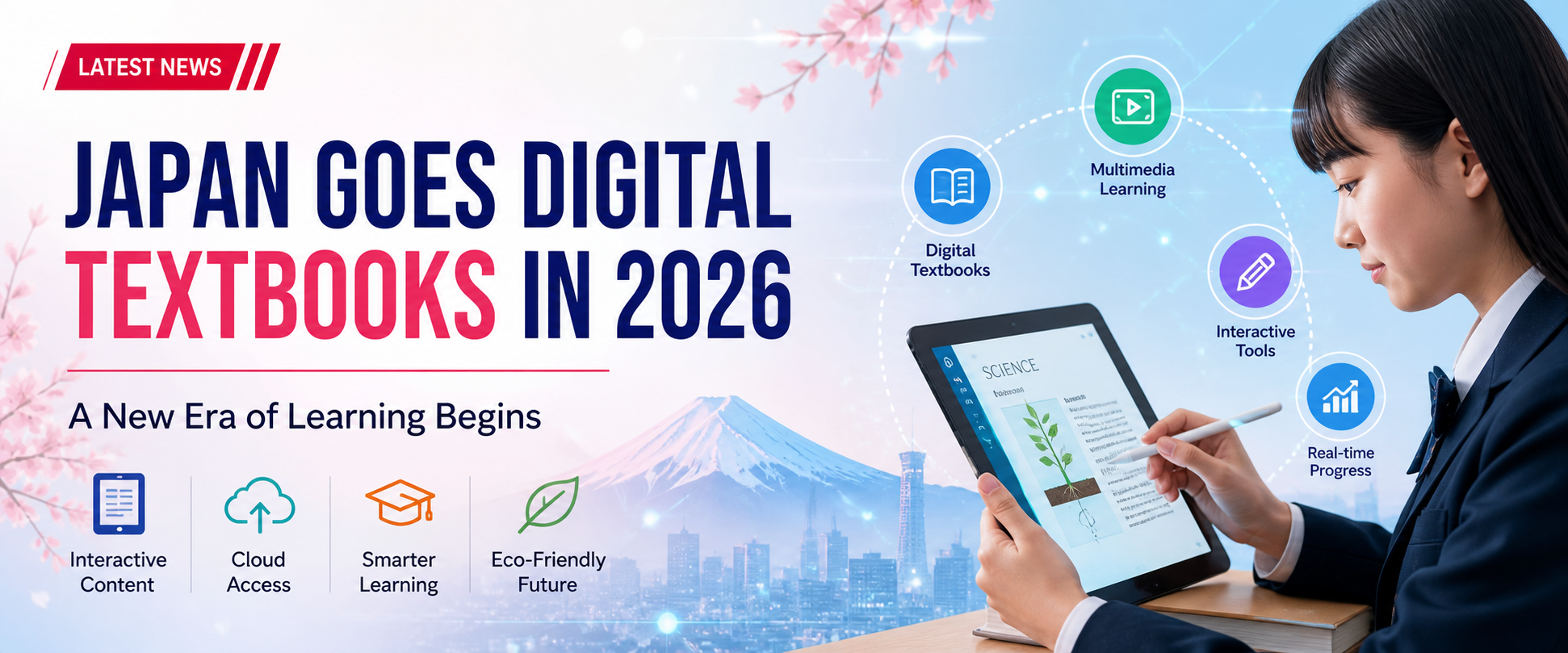 Japan digital textbooks School Education Law 2026